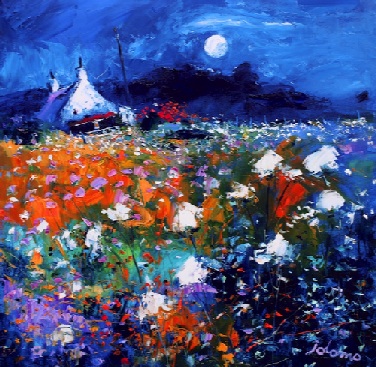 Moon and Wild Field Gigha 24x24 Moon and Wild Field Gigha 24x24